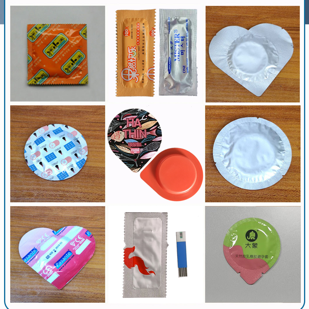 Образец для упаковочной машины для презерватива