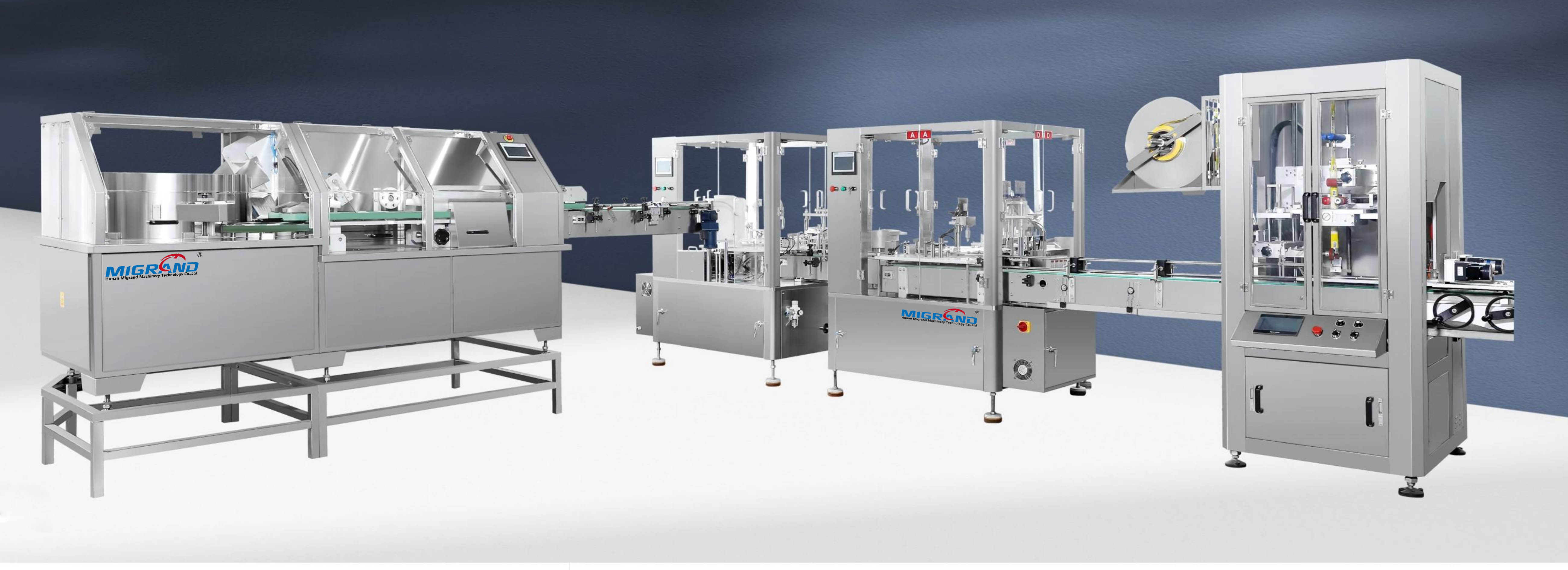 Линия машины для наполнения сиропа